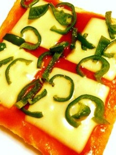 ピザトースト-レシピのメイン写真