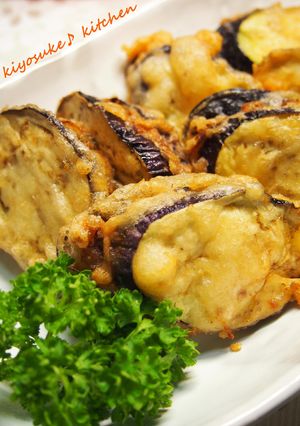 お好み焼き粉衣で～カリッとナス餃子♪-レシピのメイン写真