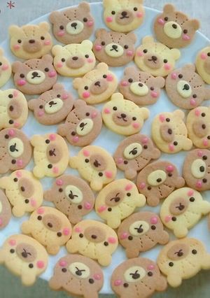 * くまｻﾝ クッキー *-レシピのメイン写真