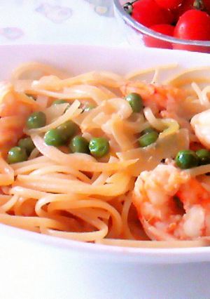 美味しい♥海老ｸﾘｰﾑﾊﾟｽﾀ♪-レシピのメイン写真