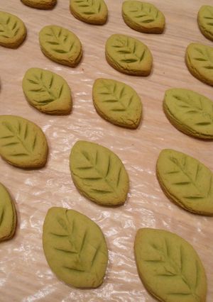 抹茶のはっぱクッキー-レシピのメイン写真
