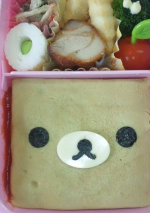 キャラ弁☆オムライスでリラックマ♪-レシピのメイン写真