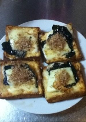 カリカリ厚揚げチーズのり-レシピのメイン写真