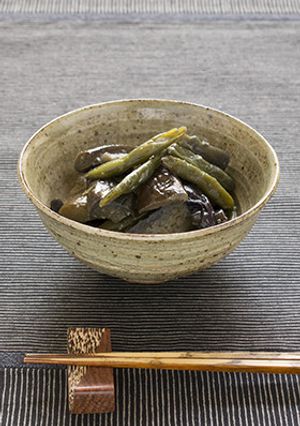 なすとインゲンの味噌炒め・お弁当にも-レシピのメイン写真