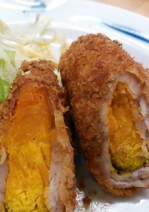 かぼちゃの肉まきフライ-レシピのメイン写真