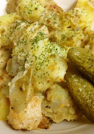 鶏むね肉と新じゃがのホットサラダ-レシピのメイン写真