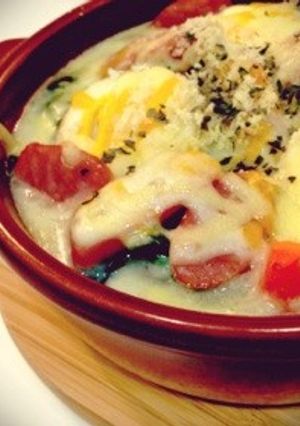 シチュー豆腐グラタン☆お餅入り♫-レシピのメイン写真