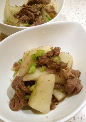 牛肉とゴロゴロ大根のスタミナ煮込み-レシピのメイン写真