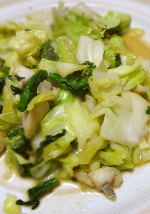 春野菜とたらのバターしょうゆ炒め-レシピのメイン写真