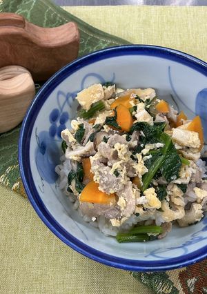 あぶたま丼-レシピのメイン写真