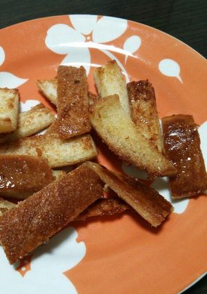 簡単☆食パンの耳でカリカリシュガー♪-レシピのメイン写真