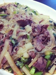 焼肉のタレで☆牛肉と大根のチャプチェ風-レシピのメイン写真
