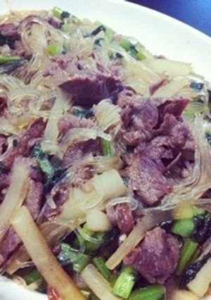 焼肉のタレで☆牛肉と大根のチャプチェ風-レシピのメイン写真