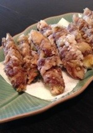 【シンプル】ナス肉巻き揚げ-レシピのメイン写真