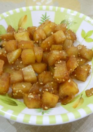 手が止まらない！さつまいもコロコロ焼き♪-レシピのメイン写真