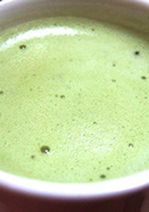 抹茶はいらない緑茶ラテ(緑茶ミルク)　-レシピのメイン写真