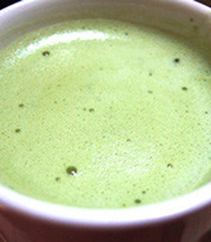 抹茶はいらない緑茶ラテ(緑茶ミルク) by ジェルっち 【クックパッド