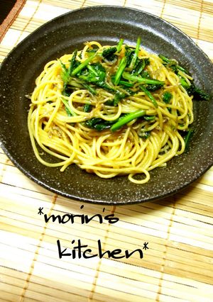 カブの葉とチリメンジャコの和風パスタ-レシピのメイン写真