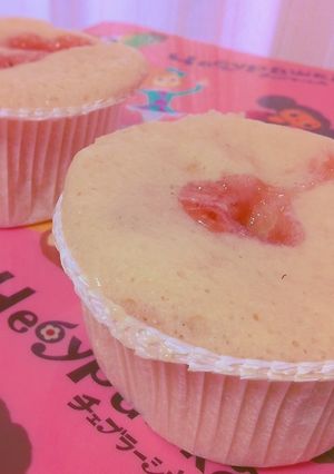 材料3コ♪もちもち蒸しパン-レシピのメイン写真