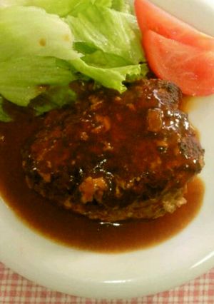 家庭の味。ふっくらハンバーグ-レシピのメイン写真