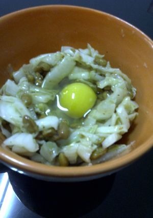 白菜と納豆で１品。ごはんにかけても！-レシピのメイン写真