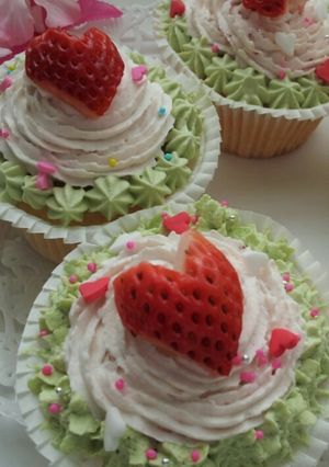 ラブリーカップケーキ♡-レシピのメイン写真