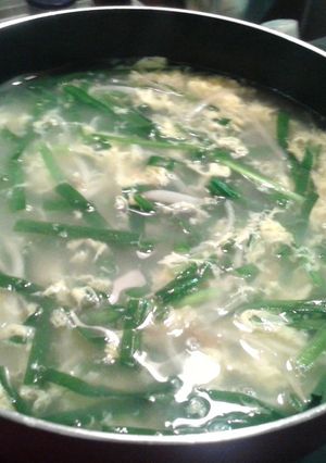 にらともやしの中華風スープ-レシピのメイン写真
