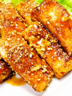 低コスト♡焼肉マヨ味の豆腐ステーキ-レシピのメイン写真