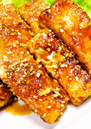 低コスト♡焼肉マヨ味の豆腐ステーキ-レシピのメイン写真