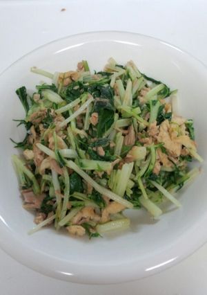 水菜のマヨ醤油炒め-レシピのメイン写真