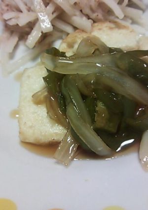 豆腐ステーキ 甘酢あんかけ♪-レシピのメイン写真