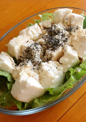 豆腐サラダ 粉チーズがけ-レシピのメイン写真