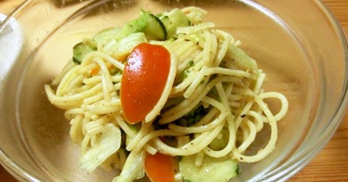 スパゲティサラダ by 吉田かおり 【クックパッド】 簡単おいしい