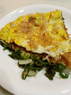 ねぎタップリ!ぽん酢で食べるネギ焼き-レシピのメイン写真
