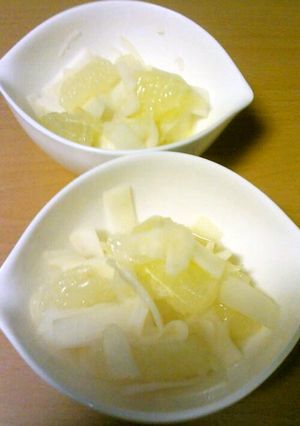 うど＆グレープフルーツの和え物-レシピのメイン写真