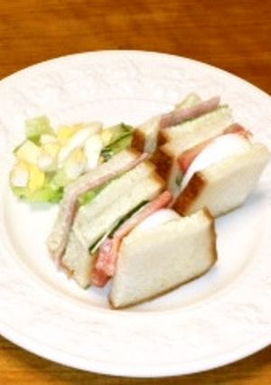 甘めのマヨネーズでサンドイッチ-レシピのメイン写真