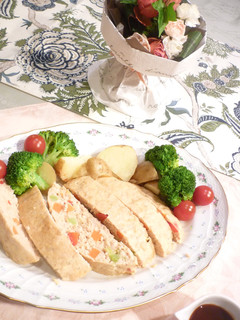 鶏むね肉でミートローフ-レシピのメイン写真