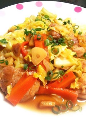 ご飯がすすむ！鶏もものﾆﾝﾆｸ醤油炒め-レシピのメイン写真