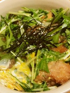 リメイク☆サバ竜田揚げのたまごとじ丼-レシピのメイン写真