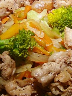 豚コマで☆簡単☆豪華に見える?!野菜炒め-レシピのメイン写真