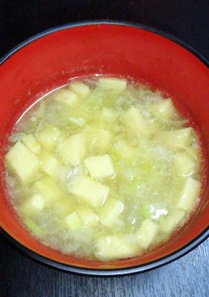 高野豆腐の美味しいお味噌汁☆離乳食に♪-レシピのメイン写真