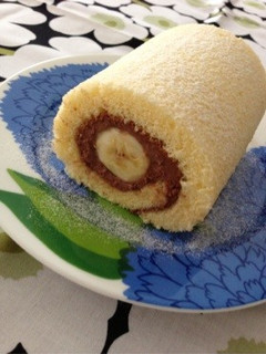 米粉の濃厚生チョコバナナロール-レシピのメイン写真