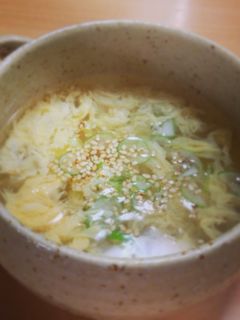 ささみの卵スープ/ゆで汁使ってもう一品!-レシピのメイン写真