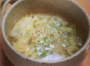 ささみの卵スープ／ゆで汁使ってもう一品！-レシピのメイン写真