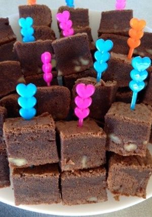大量バレンタインに♪くるみブラウニー-レシピのメイン写真