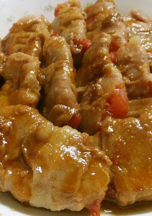 トマトの豚肉巻き-レシピのメイン写真