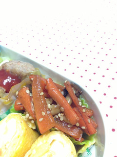 お弁当★簡単★ニンジンきんぴら-レシピのメイン写真
