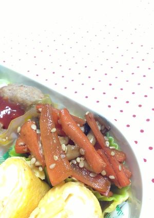 お弁当★簡単★ニンジンきんぴら-レシピのメイン写真