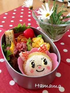 ドラミちゃん♡キャラ弁-レシピのメイン写真