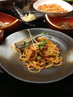トマトパスタ(トマトソース)和風-レシピのメイン写真